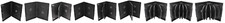 New Standard Premium Black DVD Replacement Movie Shell  Storage Cases 1-12 Discs picture