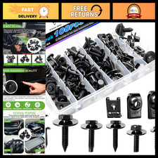 100PCS U-Nut Clips & Hex Head Bolts Kit for Automotive Body, Fender & Engine Cov picture