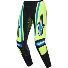Alpinestars 2026 Techstar Pants - Nomur - Dark Navy/Flo Yellow/UCLA Blue, 32 picture