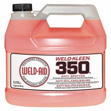 Weld-Aid Weld Kleen Anti-Splatter, 350, Bottle, 1 gal 007090 Weld-Aid 007090 picture