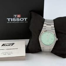 Tissot PRX Men's Mint Green T137.410.11.091.01 Quartz Watch (40MM)Stainles Steel picture