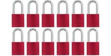 ABUS Red 72/40HB40 Lockout Tagout Padlock W/ 1.5