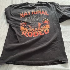 Wrangler NFR 2012 National Finals Rodeo Las Vegas T-Shirt Men's Size Large picture