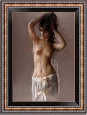 Hand Painted Oil Painting art Impression female woman Nude On Canvas 24