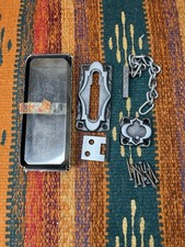 NOS Vintage Amerock Monterey Door Chain Guard Lock C-6265-AS Silver picture
