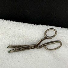 Vintage Gingher Scissors Pin Silver Sterling Chrome Sewing Brooch picture
