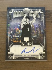 2025-26 Panini Noir Xaivian Lee Reigning Nights On Card Auto # 11 /35 Gonzaga picture