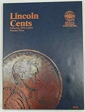Whitman Lincoln Cents Vol. #3 1975-2013 Coin Folder, Penny Album Book # 9033 picture