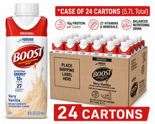 BOOST Original Ready to Drink Nutritional Drinks, Very Vanilla 24pk 8 Fl Oz picture