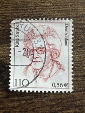 Germany Deutschland Famous Women 110 Pf. Käte Strobel Used Actual Stamp TKS1638* picture
