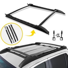 For 2005-2023 Toyota Tacoma Double Cab Top Roof Rack Cross Bars Side Rails Set picture