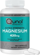 Qunol Magnesium 420mg Capsules ? High Absorption, Extra Strength, 180 Count picture