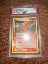 Pokémon 2004 Charmander 58/112 FireRed & LeafGreen Reverse Holo PSA 9 Mint picture