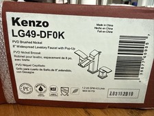 Pfister LG49-DF0K Kenzo Widespread Bathroom Waterfall Nickel Faucet/Drain picture