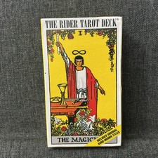Vintage 1971 The Rider Tarot Deck The Magician Rider Waite Smith 78 Card Deck picture
