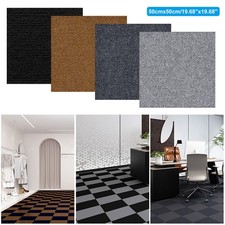 10/20/30Pcs Carpet Tiles Commercial Retail Office Flooring Self Adhesive 50x50CM picture