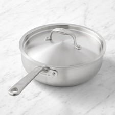 Made In Stainless-Steel Saucier, 3-Qt, US Stock, No Import Fee picture