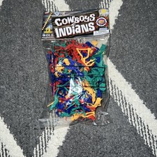 Cowboys and Indians Wild West Toys Multicolor 72 Pieces by Hunson Brand New picture