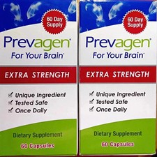 2 AUTHENTIC PREVAGEN EXTRA STRENGTH BRAIN HEALTH SUPPLEMENT 60 X2 120 CAPSULES picture