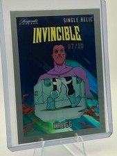 Invincible S2 Keepsake Edition - Kregg #471 - 7 /20 - Insert Single Relic /20 picture