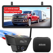 AUTO VOX Magnetic Solar Wireless Backup Camera : 7.2