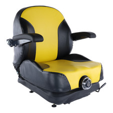 Yellow Black Zero Turn Mower Suspension Seat for John Deere Cub Cadet Hustler picture