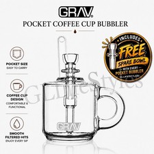 GRAV® COFFEE MUG, EXPRESSO, POCKET MINI BUBBLER, MINI WATER PIPE, TRAVEL BONG picture