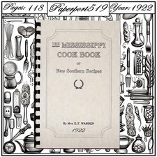 1922 The Mississippi Cook book 118 Pages picture