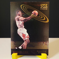 Scottie Pippen 1997-98 SkyBox Z-Force Star Gazing Insert #11 of 155G picture