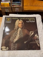 Handel - Orgelkonzerte Nr. 9-12 - Karl Richter LP - GOOD CONDITION W/DUST SLEEVE picture