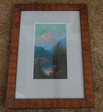 Signed Carl Simmons Original Pastel Painting 