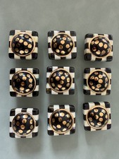 McKenzie Childs door knobs. Set of 9 picture