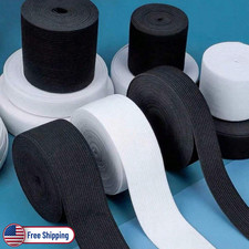 10M Heavy Duty Flat Elastic Band Stretch Cord Spool for Waistbands Sewing Crafts picture