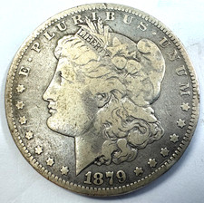 1879 S Morgan Silver Dollar VF range San Francisco picture