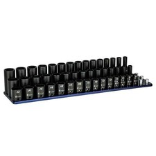 Capri Tools 3/8 in. Dr Shallow/Semi-Deep/Deep Impact Socket Set, Metric, 45-Pc picture