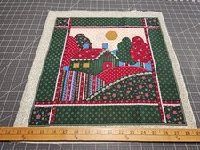VTG Cranston Farmhouse Cotton Panel 17x17 Grandmacore COTTAGECORE  picture
