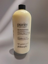 Philosophy Purity Made Simple One-Step Facial Cleanser - 32oz Sealed W/Pump picture