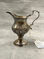 HESTER BATEMAN 1776 ANTIQUE GEORGIAN ENGLISH STERLING SILVER CREAMER picture