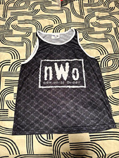 Chalk Line VINTAGE WWE nWo New World Order Mesh Tank Top Shirt Black/White XL picture