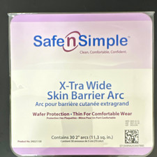 Safe n Simple X-Tra Wide Skin Barrier Arc Pre-Cut Flat Wafer SNS21130 picture