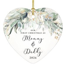 New Parents Ornament 2026, First Christmas as Mommy and Daddy 2026, First Tim... picture