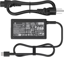 OEM Genuine HP USB-C 65W Laptop Charger AC Power Adapter L65505-003 L67440-001 picture