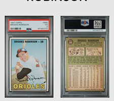 Topps 1967 High# Base Set #600 Brooks Robinson Baltimore Orioles PSA 3 167463772 picture
