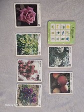 Vintage My Green Gardens Plant Cards Set & Single Card picture