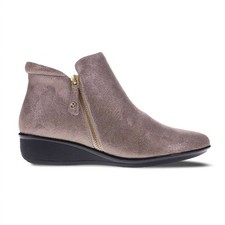 Revere Women's Damascus Wedged Boot Champagne/champagne Angle picture
