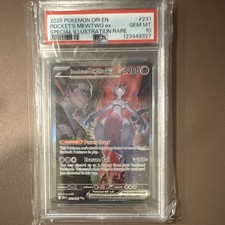Pokemon Team Rocket's Mewtwo ex Holo SIR 231/182 Sv10 (2025) PSA 10 picture
