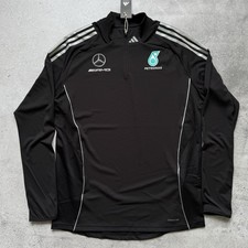 ADIDAS AMG PETRONAS MERCEDES FORMULA 1 MECHANICS TOP MEN'S SIZE S picture