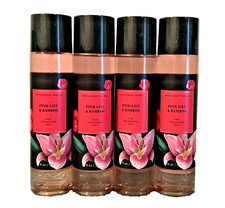 PINK LILY & BAMBOO FRAGRANCE MIST BODY SPRAY BATH & BODY WORKS 8 OZ lot x 4 picture