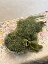 Ganz Webkinz Gecko HM186 Lizard Long Shaggy Fur Beanbag Plush Toy NO CODE picture