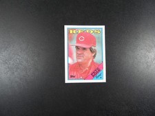 1988 Topps Cloth Blank Back Test Baseball Card Pete Rose Reds Proof Promo picture